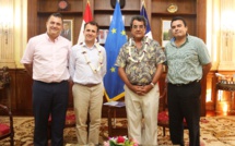 Le Président Edouard Fritch reçoit le Vice-Président du MEDEF France