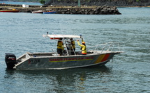 Première assistance pour la vedette "Tahiva" des sauveteurs en mer de Hiva Oa