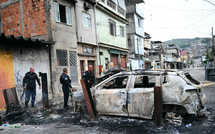 Scènes de guerre à Rio: 64 morts dans son opération policière la plus meurtrière