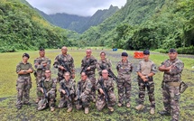 Huit soignants réservistes en formation