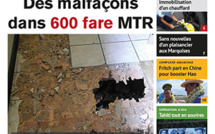 TAHITI INFOS N°640 du 14 avril 2016