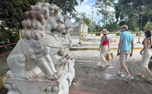 Un monument chinois détruit à l'entrée du canal de Panama