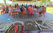 Un repas et du réconfort pour les sinistrés