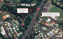 Travaux nocturnes sur la RT5 à l’échangeur de Puurai pendant deux semaines