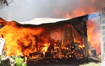 Incendie : Une maison réduite en cendres à Ahonu