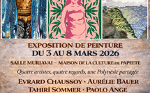 Exposition “Te Mau Hi’ora’a” début mars