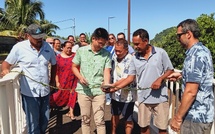 La passerelle piétonne de Tīta’aviri inaugurée