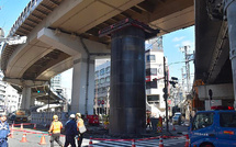 Japon: un mystérieux cylindre géant perturbe la circulation