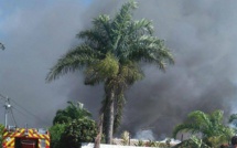 Mahina : une maison en feu dans le quartier Butscher à Matavai