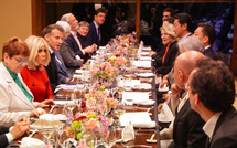 Macron arrive à Tokyo, le conflit au Moyen-Orient en toile de fond