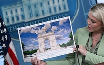 L'arche monumentale voulue par Trump à Washington officiellement baptisée