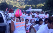 Rikitea : ambiance survoltée samedi dernier pour la 1ère édition de la "color run"