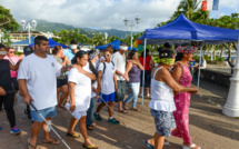 Marche pour la vue à Papeete
