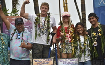 Trials : Kelia Gallina et Eimeo Czermak sacrés à Teahupo’o