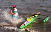 Va’a – Te Aito Taratoni : le Néozélandais Tupuria King devance Steeve Teihotaata