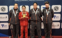 Tennis de table - Tahiti rayonne à la Pacific Cup