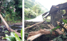 Mahina : une partie de leur toiture s'est effondrée avec un arbre