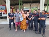 Tetufera, premier bébé de la caserne de Mataiea