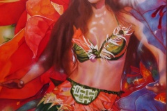 Cueillie dans l'instant  (73x54 cm).