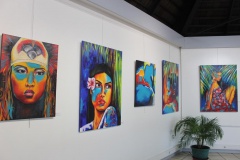 Exposition de Nathalie Euryale salle Muriavai.