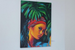 Exposition de Nathalie Euryale salle Muriavai. "La Boudeuse".