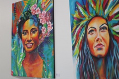 Exposition de Nathalie Euryale salle Muriavai.