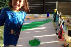 Kalani en pleine action.