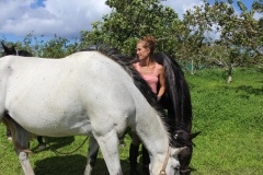 Jessica Deschamps à Mataiea.