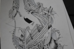 Dessin de Pierre Motahi.