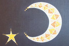 détail, toile de Tvaite.