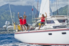 plaisanciers heureux