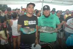 'oa'oa te orara'a, c'était bien cela pour Maheanuu PIHAATARIOE jeune président du club marara sui remporte la coupe faaone en novices avec son Coéquipier Vatea AUMERAN