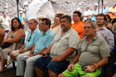 Inauguration galerie drainante pirae les maires polynésien invité par le maire-président