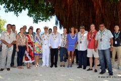 La photo de famille sur le PaePae
