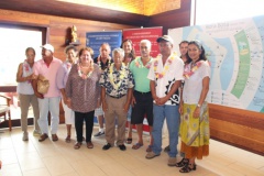 Le syndicat Te Oropaa, regroupant des élus de Faa'a-Punaauia-Paea, était en déplacement à Bora Bora du 5 au 8 février, afin de connaître les chantiers en matière de développement durable mis en place par la commune.