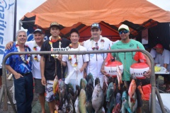 le podium de la journée chez les novices