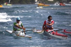 Steeve Teihotaata a réussi à depasser Kévin Céran-Jérusalemy dans la 2e étape mais il n'a pas réussi à le distancer suffisemment