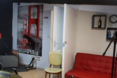 L'insonorisation a été réalisé avec un ingénieur du son.