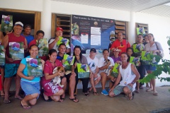 Ua Huka-Inauguration du panneau_ aeroport Ua Huka