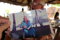 Paul-Émile Victor à Bora bora.