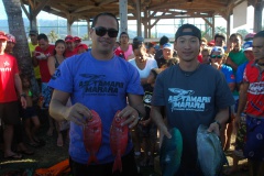 Steeve TETUANUI et Teiva MOU grâce à une bonne pêche durant la dernirèe manche s'adjuge le titre de champion de Polynésie 2015