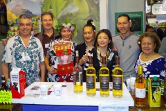 Caroline Tang et les exposants