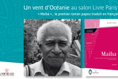 Dédicace au salon du livre de Paris. Russell Soaba pour Maiba.