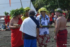 Les amis de Hokulea ont présenté les urgences environnementales de la Polynésie au ministre Heremoana Maamaatuaiahutapu