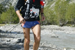 Patrick Cande au Tour du Mont Blanc en France en 2007.