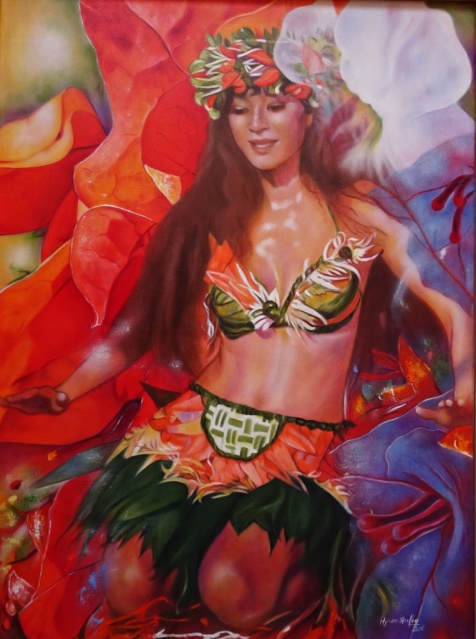 Cueillie dans l'instant  (73x54 cm).