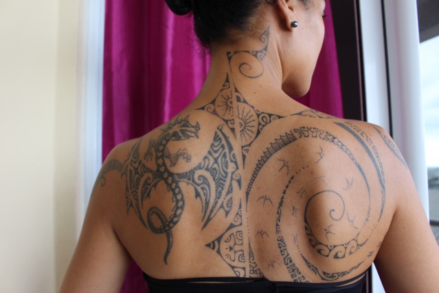 Grace Jaudon, ink Girl Tahiti 2018. Grace Jaudon, ink Girl Tahiti 2018.