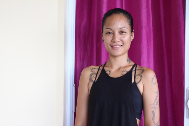 Grace Jaudon, ink Girl Tahiti 2018. Grace Jaudon, ink Girl Tahiti 2018.