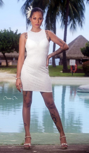 Grace Jaudon, ink Girl Tahiti 2018. Crédit : Micka M. photographe. Grace Jaudon, ink Girl Tahiti 2018. Crédit : Micka M. photographe.