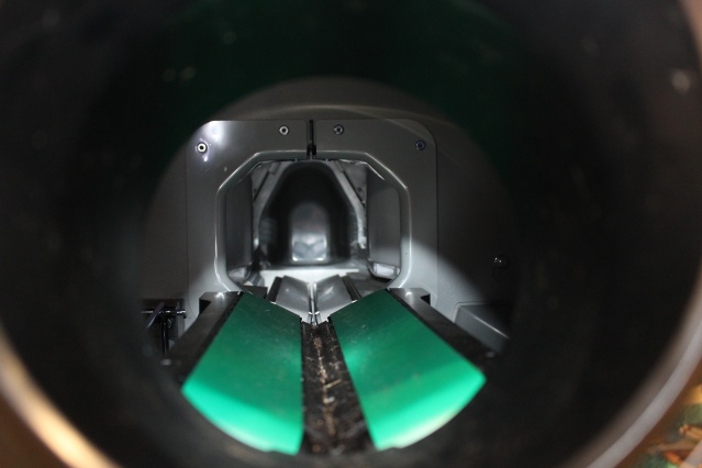 L'orifice de la machine.